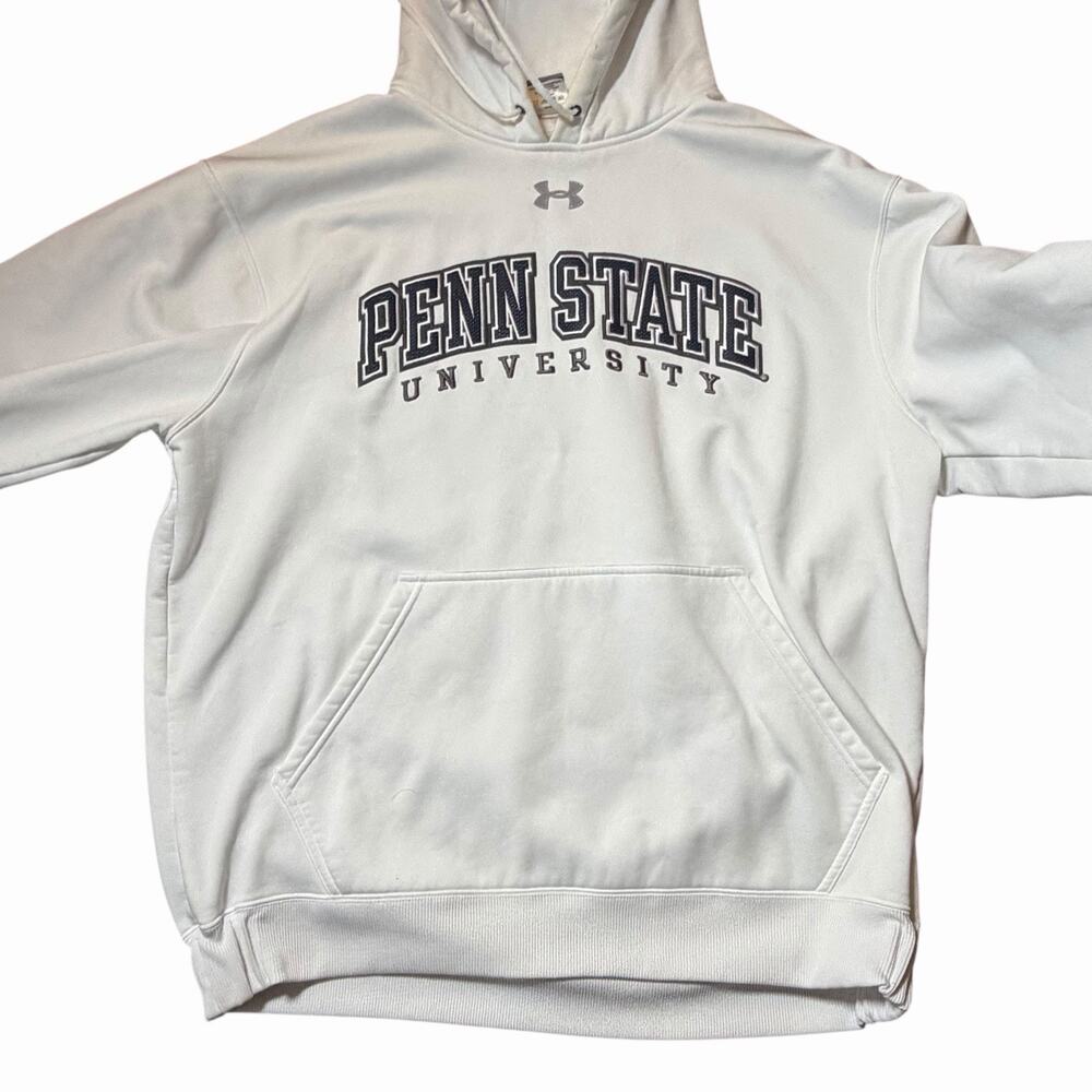 Under Armour Penn State University Nittany Lions Men's White Hoodie Size XL - Picture 2 of 9